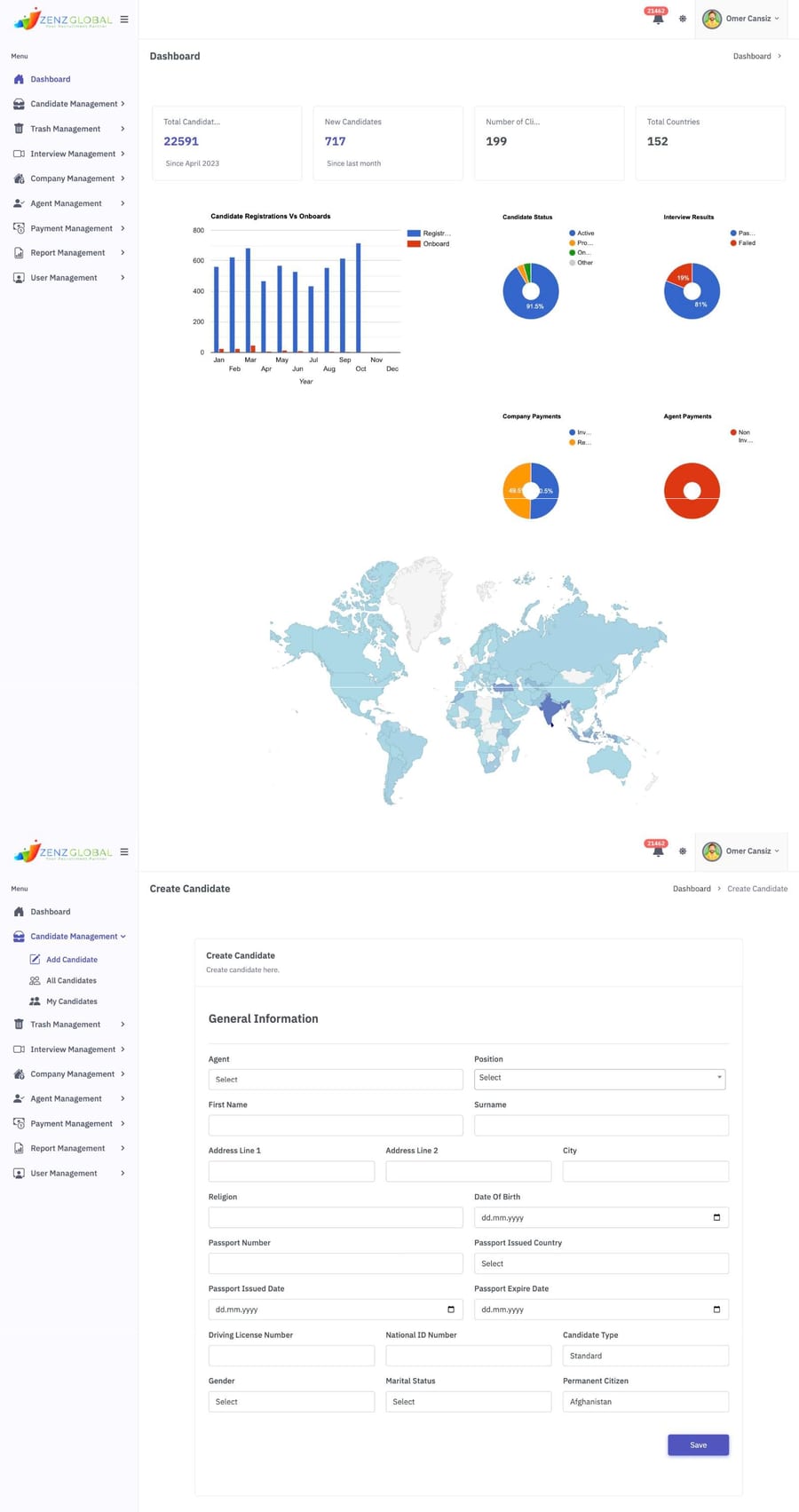 Jobs4U — website