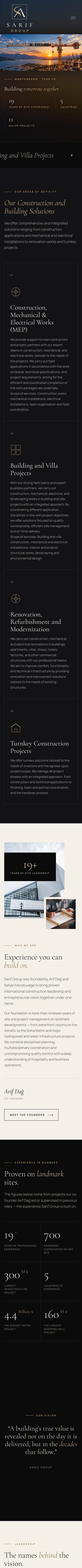 Sarif Group — mobile